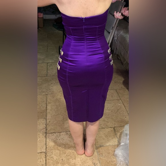 Mexican Dress purple color dress size S - Picture 8 of 10